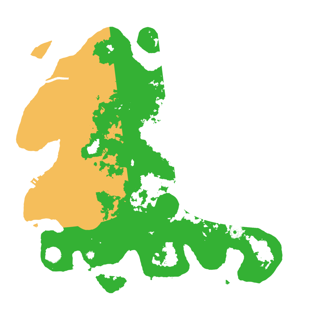 Biome Rust Map: Procedural Map, Size: 3600, Seed: 1409284581