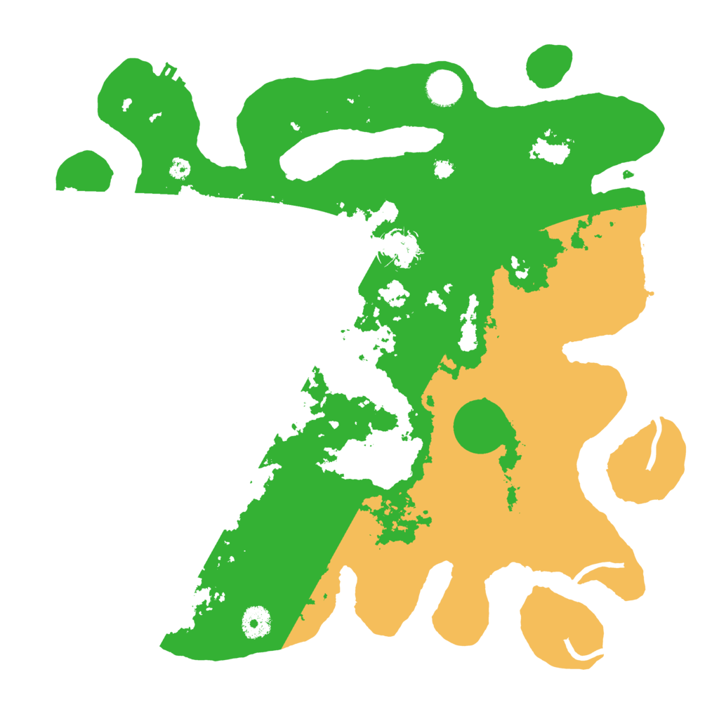 Biome Rust Map: Procedural Map, Size: 3500, Seed: 199349164