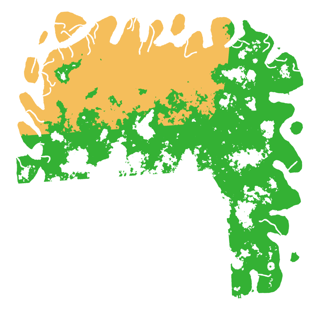 Biome Rust Map: Procedural Map, Size: 6000, Seed: 97