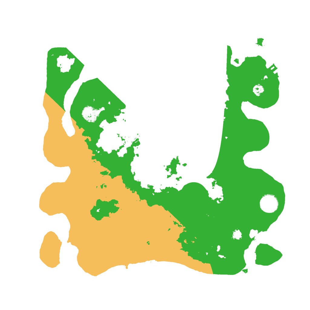 Biome Rust Map: Procedural Map, Size: 3000, Seed: 94412216