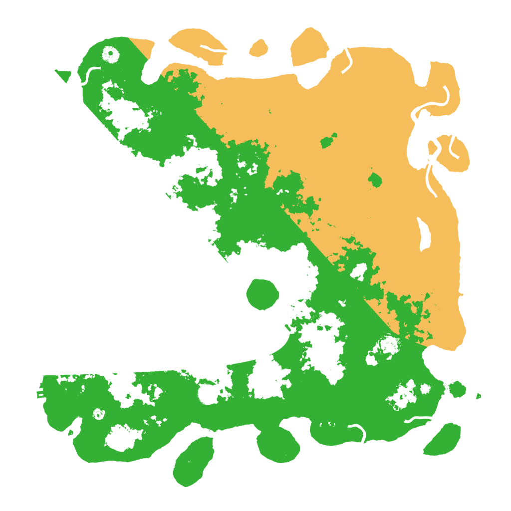 Biome Rust Map: Procedural Map, Size: 4500, Seed: 2026854046
