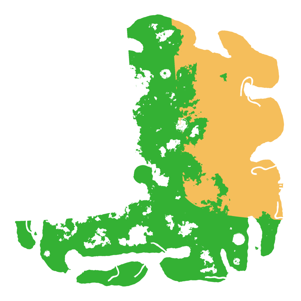 Biome Rust Map: Procedural Map, Size: 4500, Seed: 296942010
