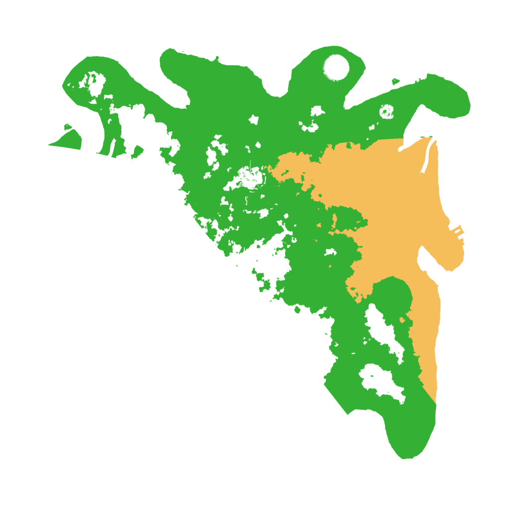 Biome Rust Map: Procedural Map, Size: 3500, Seed: 993872994