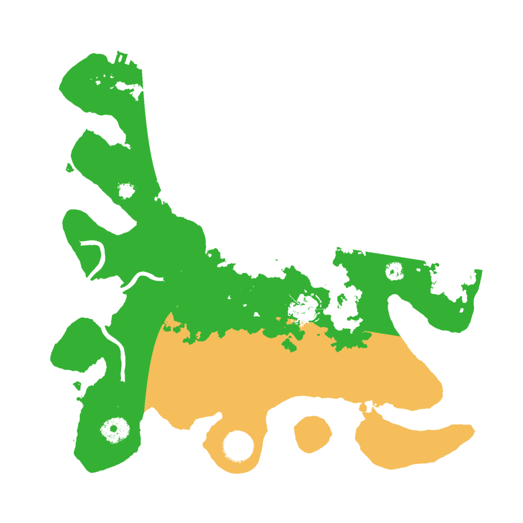 Biome Rust Map: Procedural Map, Size: 3000, Seed: 661094