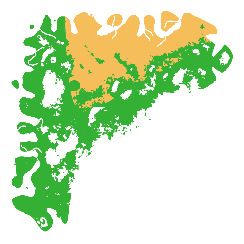 Biome Rust Map: Procedural Map, Size: 6000, Seed: 1592370817