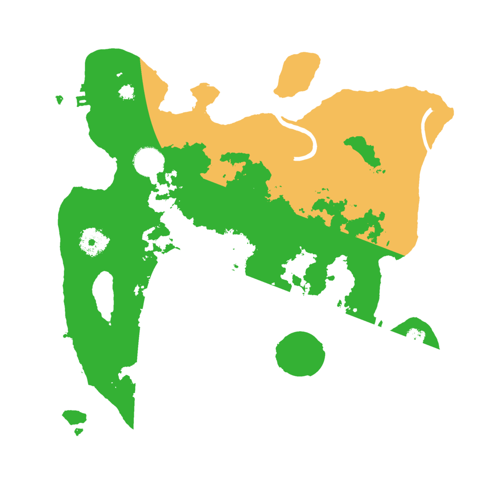 Biome Rust Map: Procedural Map, Size: 3000, Seed: 4206947