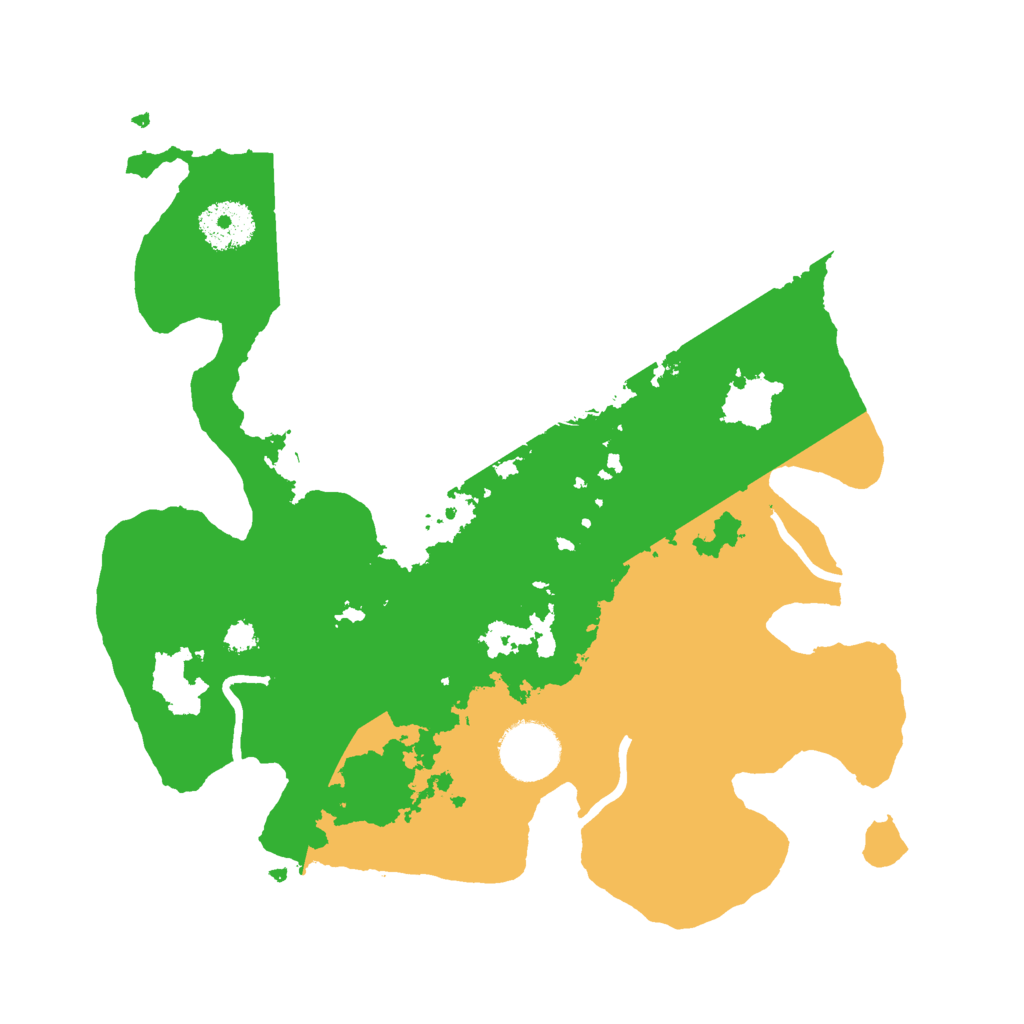 Biome Rust Map: Procedural Map, Size: 3000, Seed: 268077