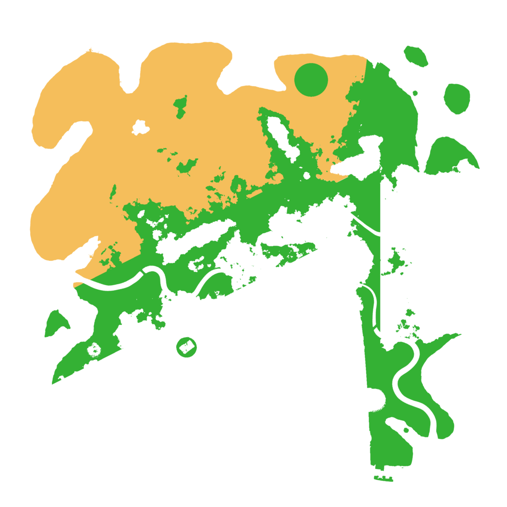 Biome Rust Map: Procedural Map, Size: 4000, Seed: 2059