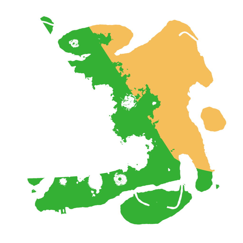 Biome Rust Map: Procedural Map, Size: 3000, Seed: 200111