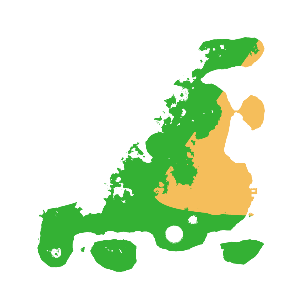 Biome Rust Map: Procedural Map, Size: 3000, Seed: 517040