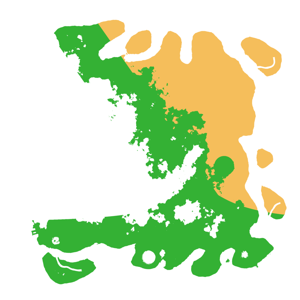 Biome Rust Map: Procedural Map, Size: 4000, Seed: 301169