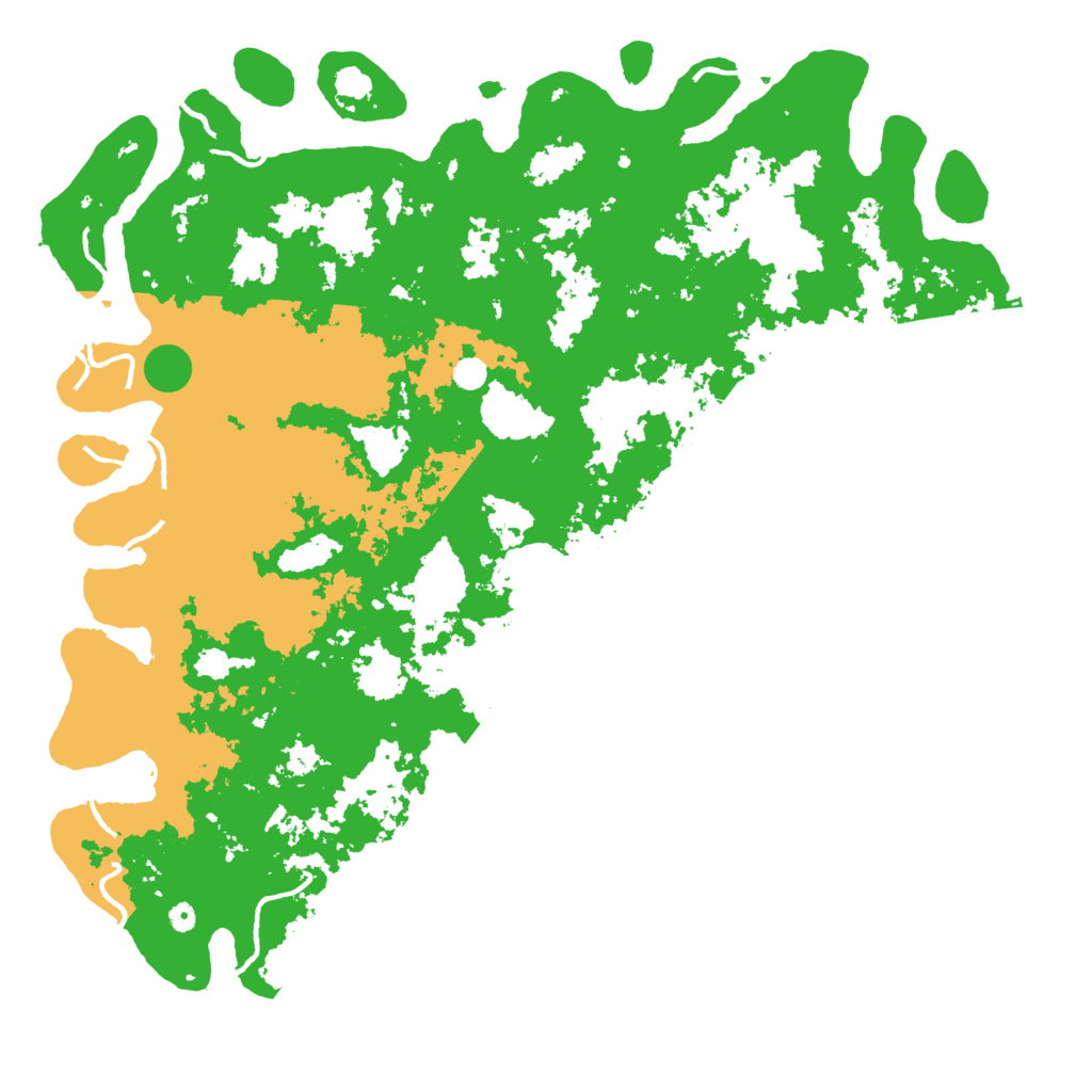 Biome Rust Map: Procedural Map, Size: 6000, Seed: 2003892447