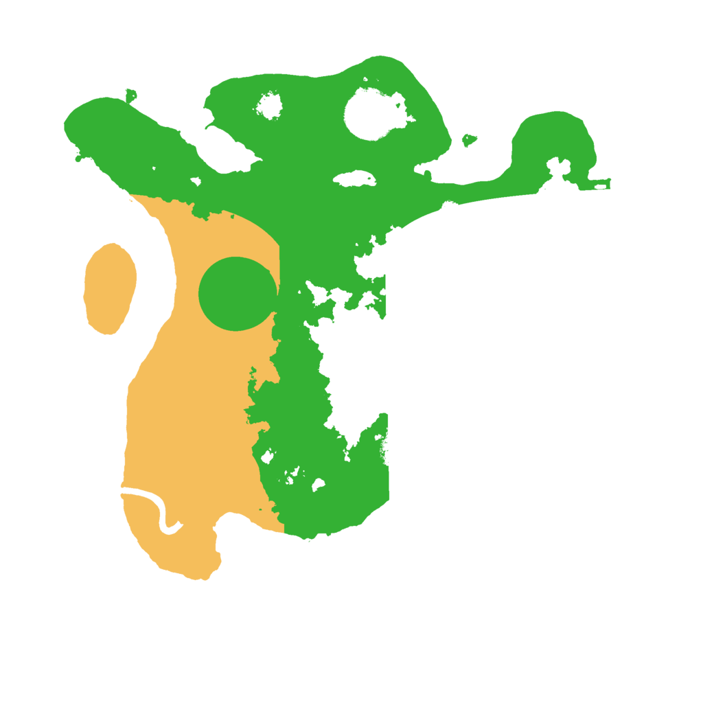 Biome Rust Map: Procedural Map, Size: 2500, Seed: 20285956