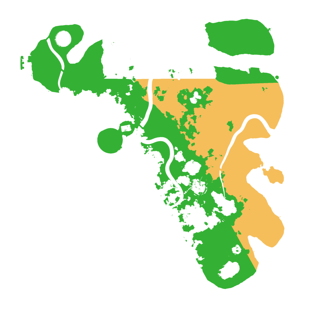Biome Rust Map: Procedural Map, Size: 3500, Seed: 29064971