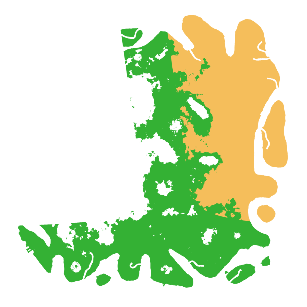 Biome Rust Map: Procedural Map, Size: 4500, Seed: 36501