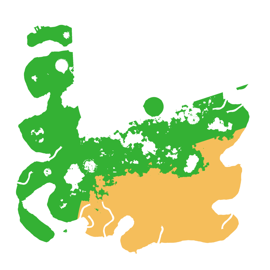 Biome Rust Map: Procedural Map, Size: 3700, Seed: 21012244