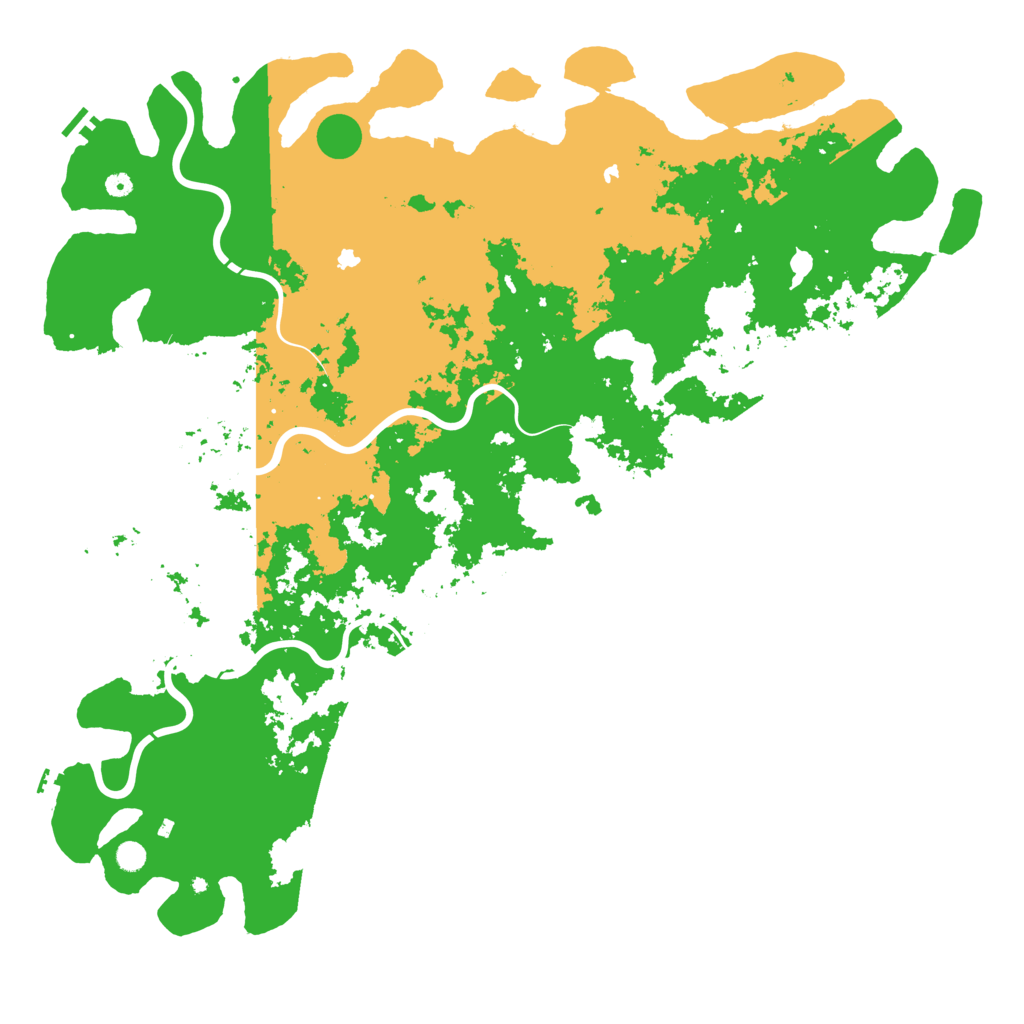 Biome Rust Map: Procedural Map, Size: 6000, Seed: 28015