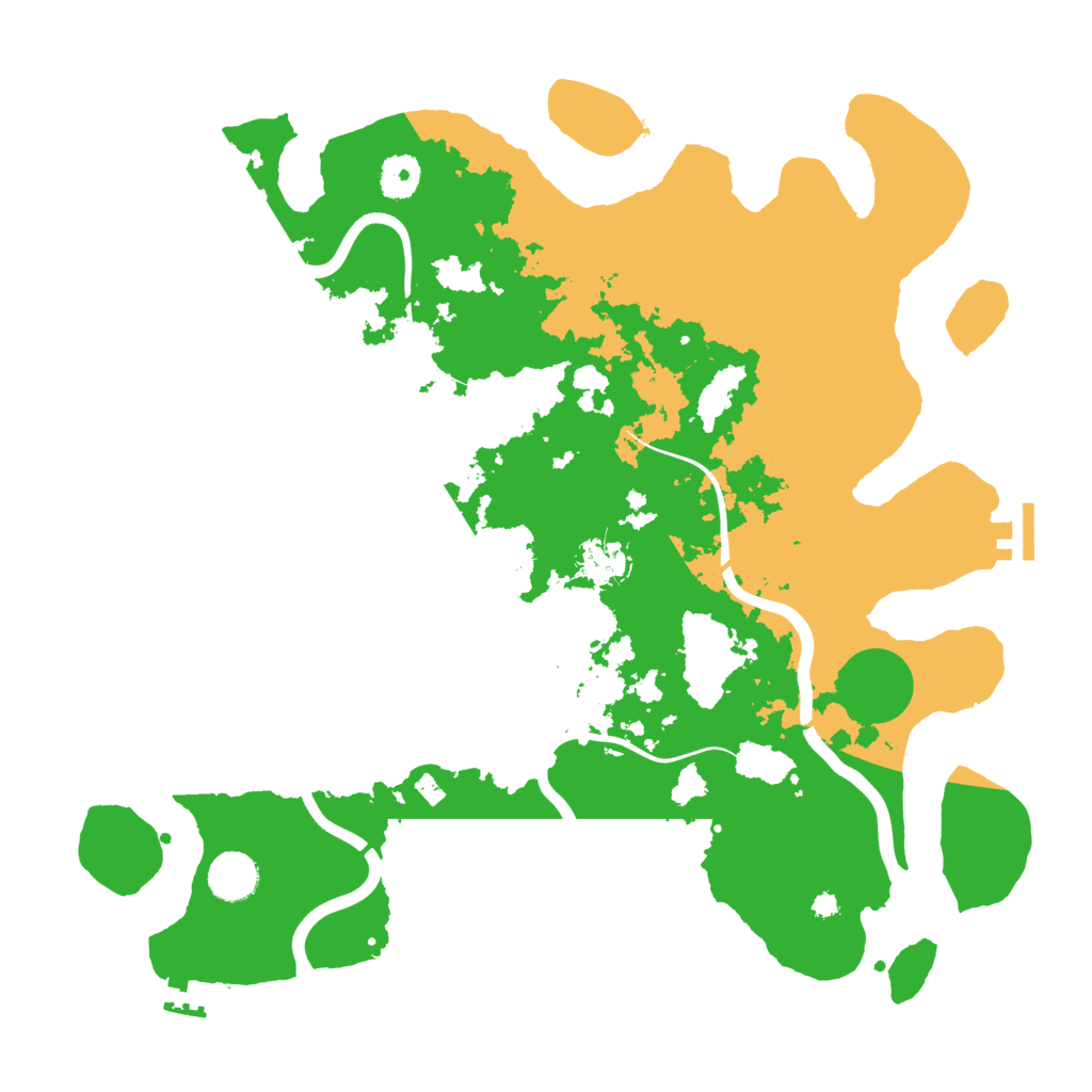 Biome Rust Map: Procedural Map, Size: 3850, Seed: 1069499132