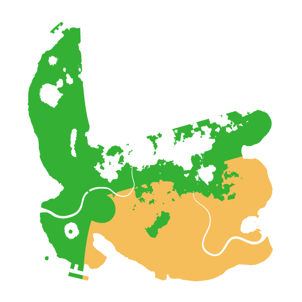 Biome Rust Map: Procedural Map, Size: 3000, Seed: 1889015038