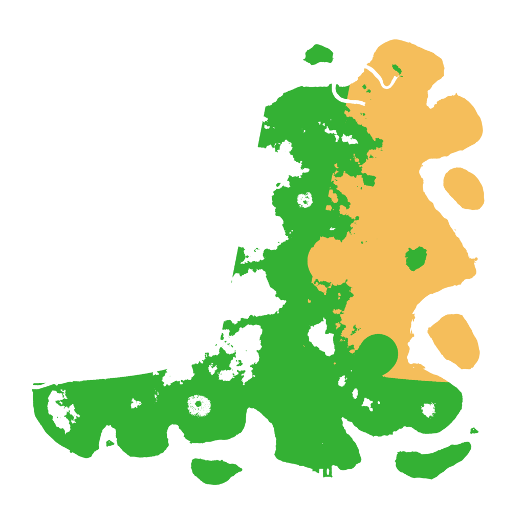 Biome Rust Map: Procedural Map, Size: 3500, Seed: 20868