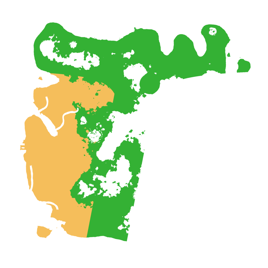 Biome Rust Map: Procedural Map, Size: 3500, Seed: 1523769961