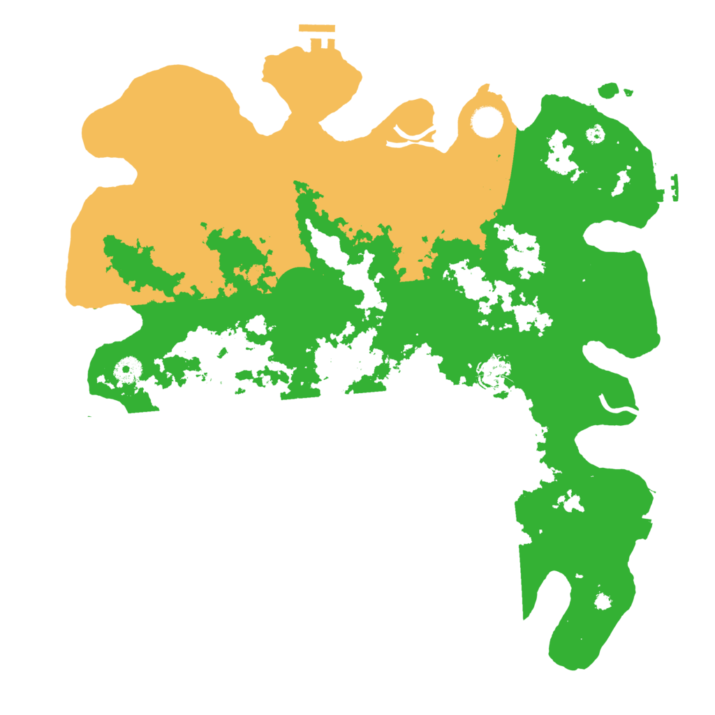 Biome Rust Map: Procedural Map, Size: 4000, Seed: 668866