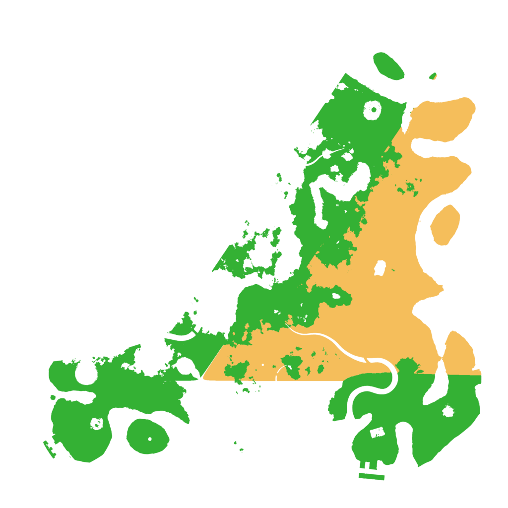 Biome Rust Map: Procedural Map, Size: 4000, Seed: 721616