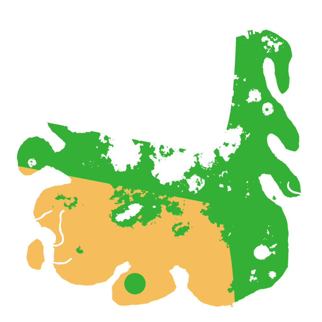 Biome Rust Map: Procedural Map, Size: 4000, Seed: 604348