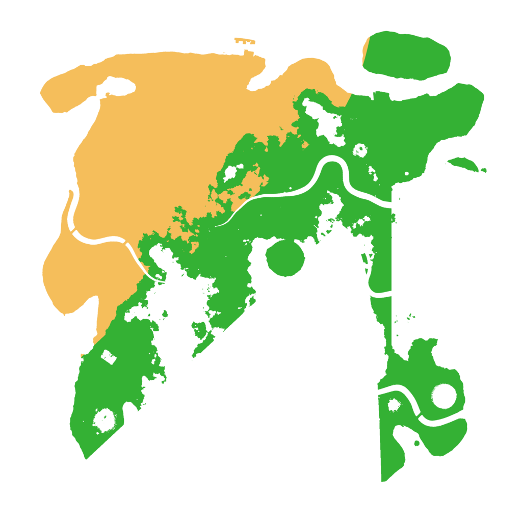 Biome Rust Map: Procedural Map, Size: 3800, Seed: 982275107