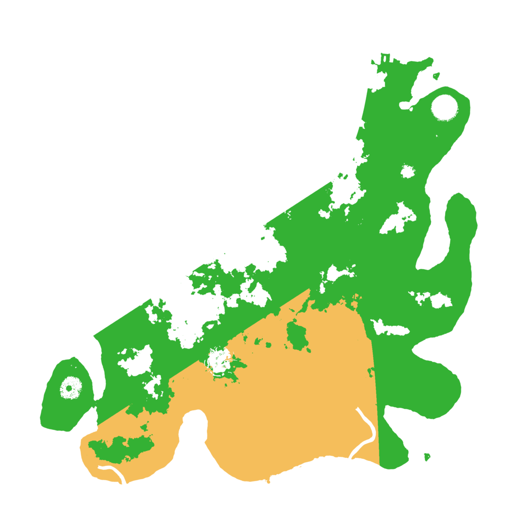 Biome Rust Map: Procedural Map, Size: 3500, Seed: 174676016