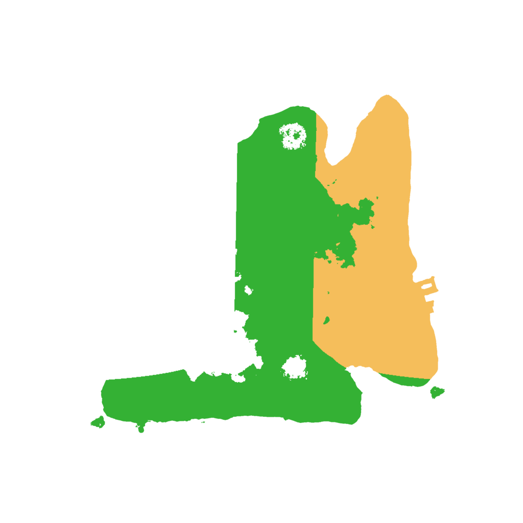 Biome Rust Map: Procedural Map, Size: 2000, Seed: 646387