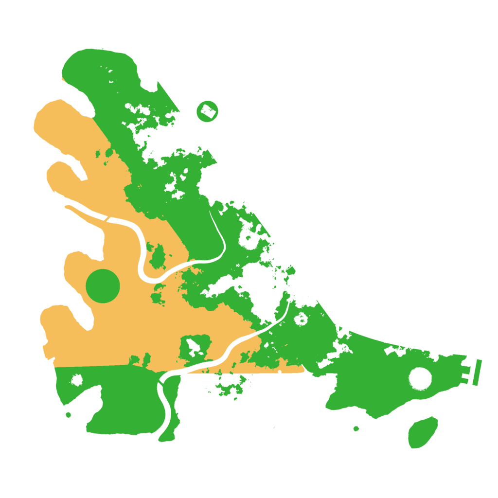 Biome Rust Map: Procedural Map, Size: 3850, Seed: 1254681271