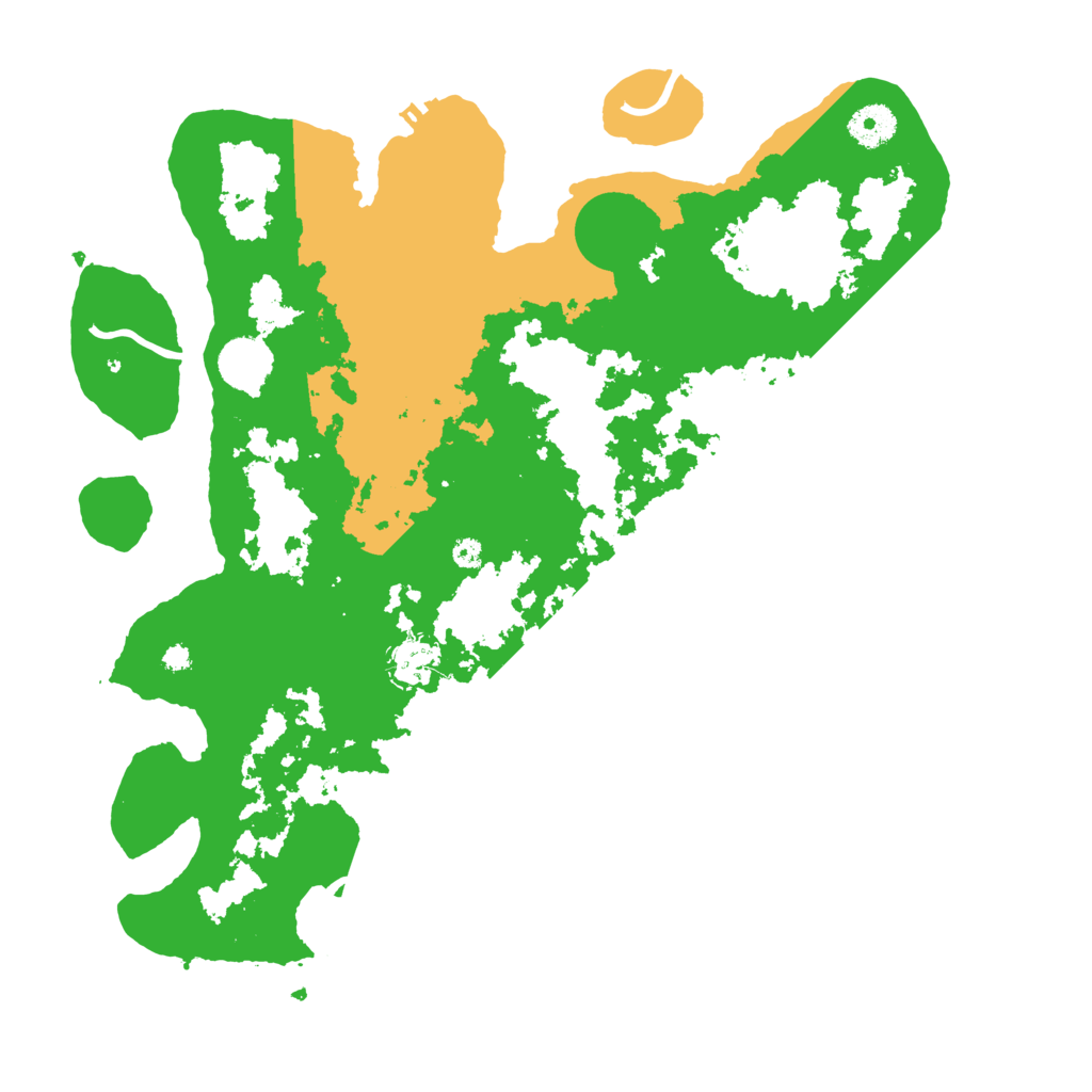 Biome Rust Map: Procedural Map, Size: 3700, Seed: 68622419