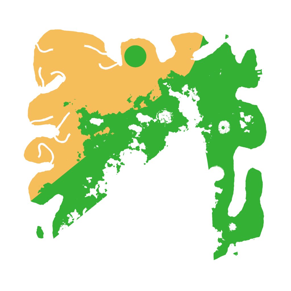 Biome Rust Map: Procedural Map, Size: 3500, Seed: 235197901