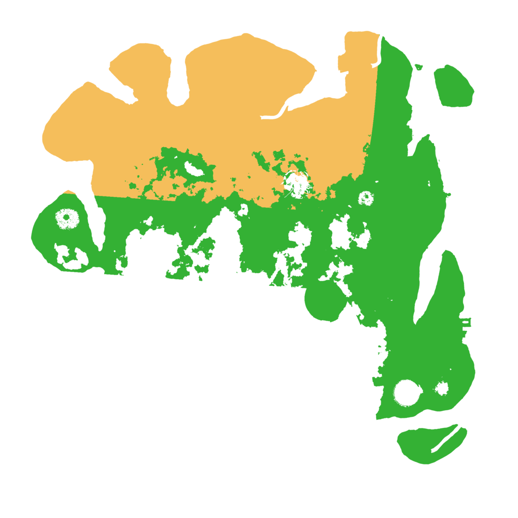 Biome Rust Map: Procedural Map, Size: 3500, Seed: 1696633076