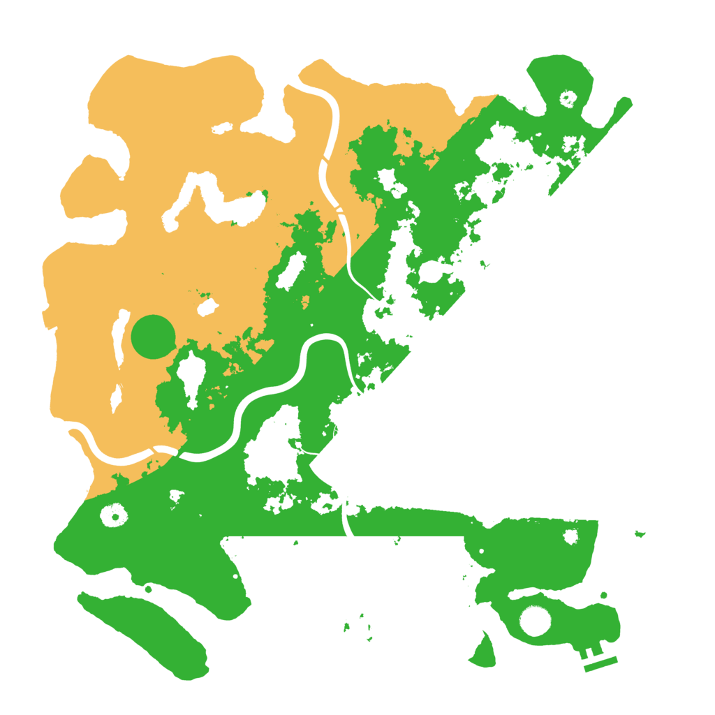 Biome Rust Map: Procedural Map, Size: 4250, Seed: 190522