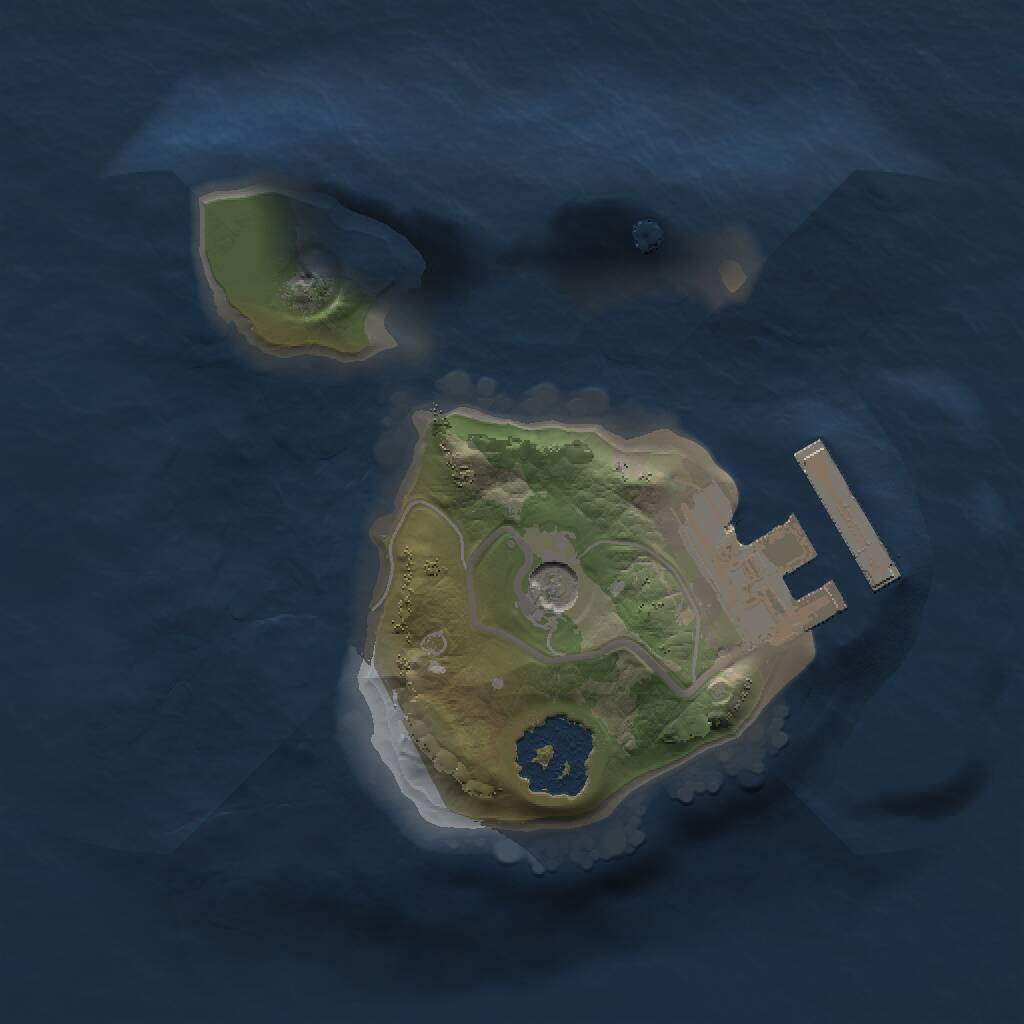 Rust Map: Procedural Map, Size: 1300, Seed: 81779213, 3 Monuments