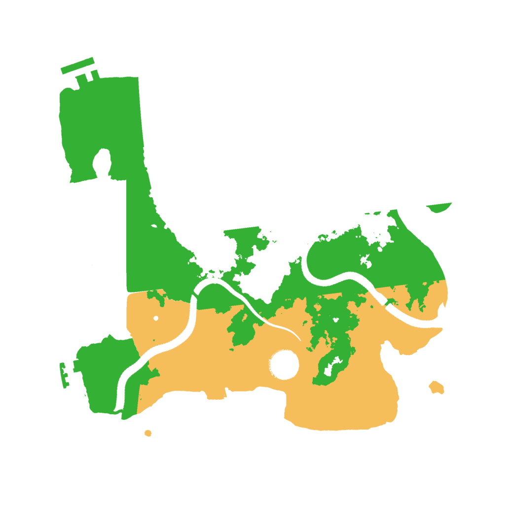 Biome Rust Map: Procedural Map, Size: 3000, Seed: 1610388510