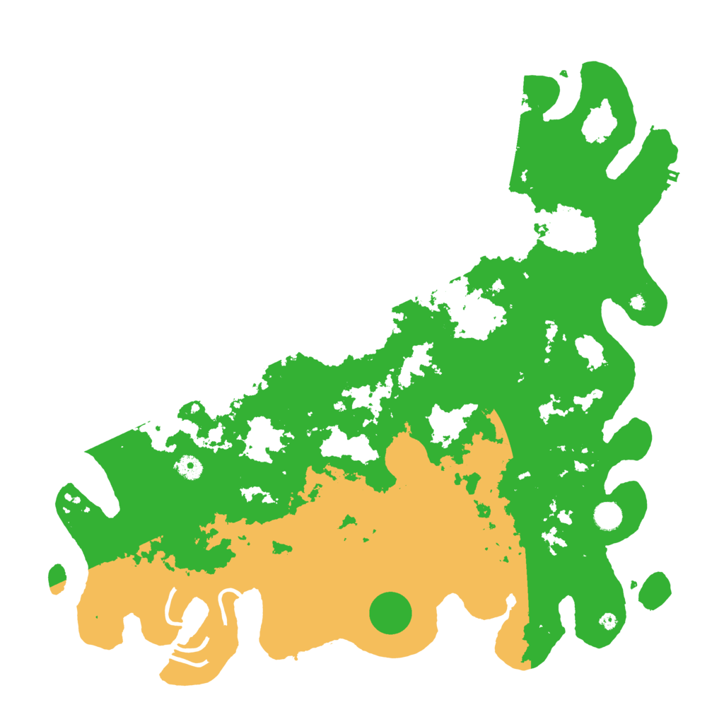 Biome Rust Map: Procedural Map, Size: 4500, Seed: 81598447