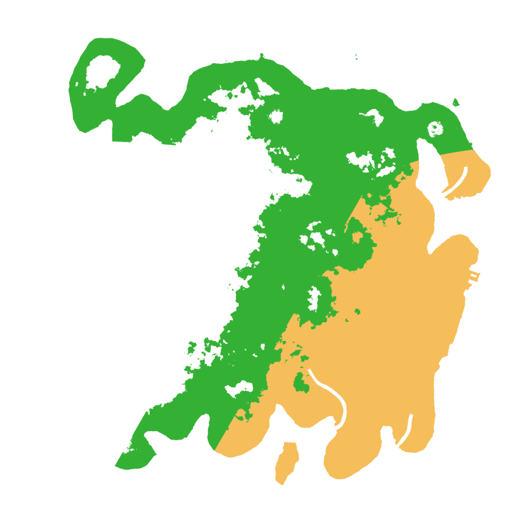 Biome Rust Map: Procedural Map, Size: 3500, Seed: 2060751756