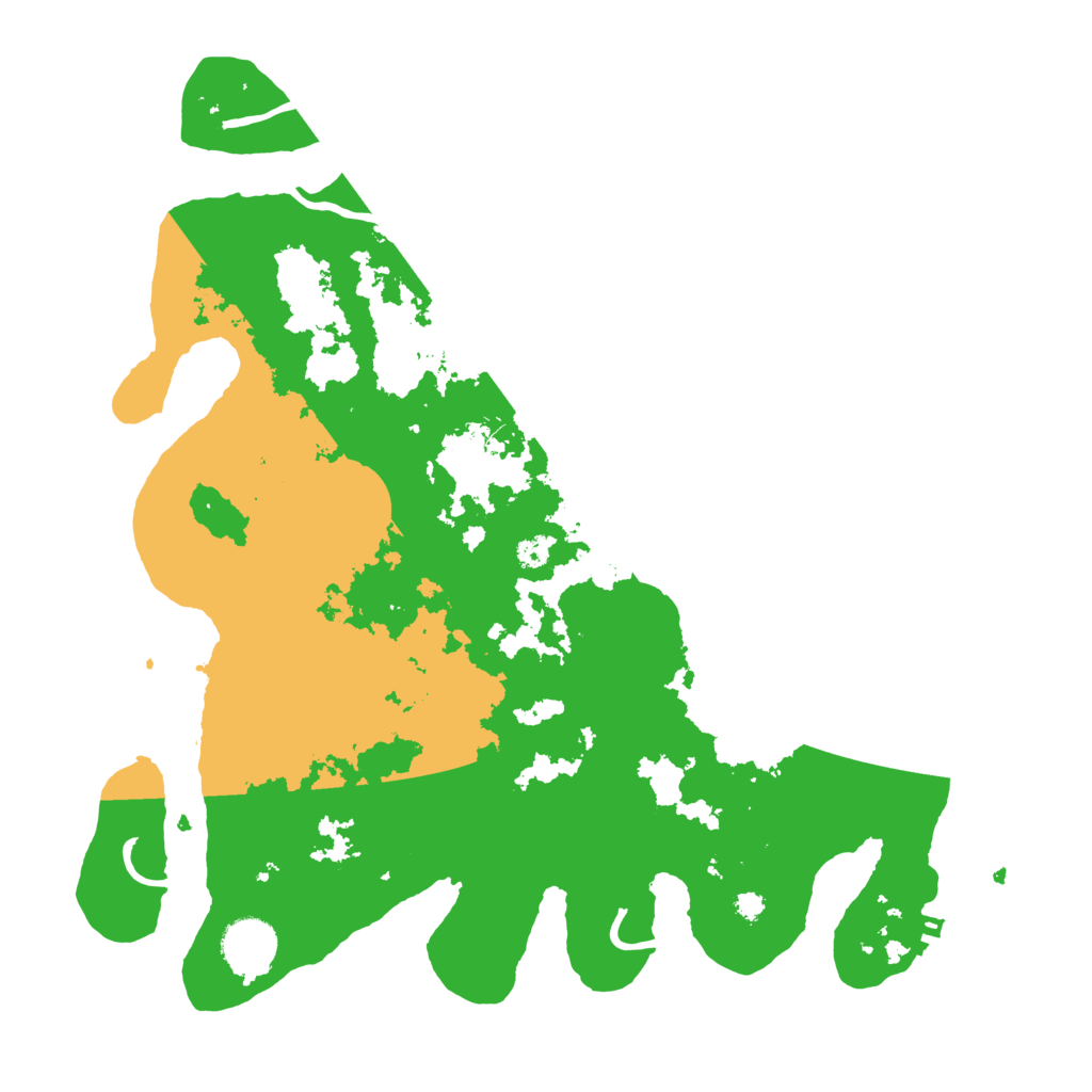Biome Rust Map: Procedural Map, Size: 3500, Seed: 61893704