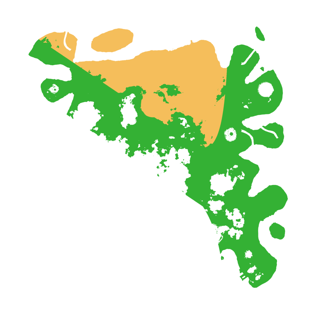 Biome Rust Map: Procedural Map, Size: 3700, Seed: 579928971