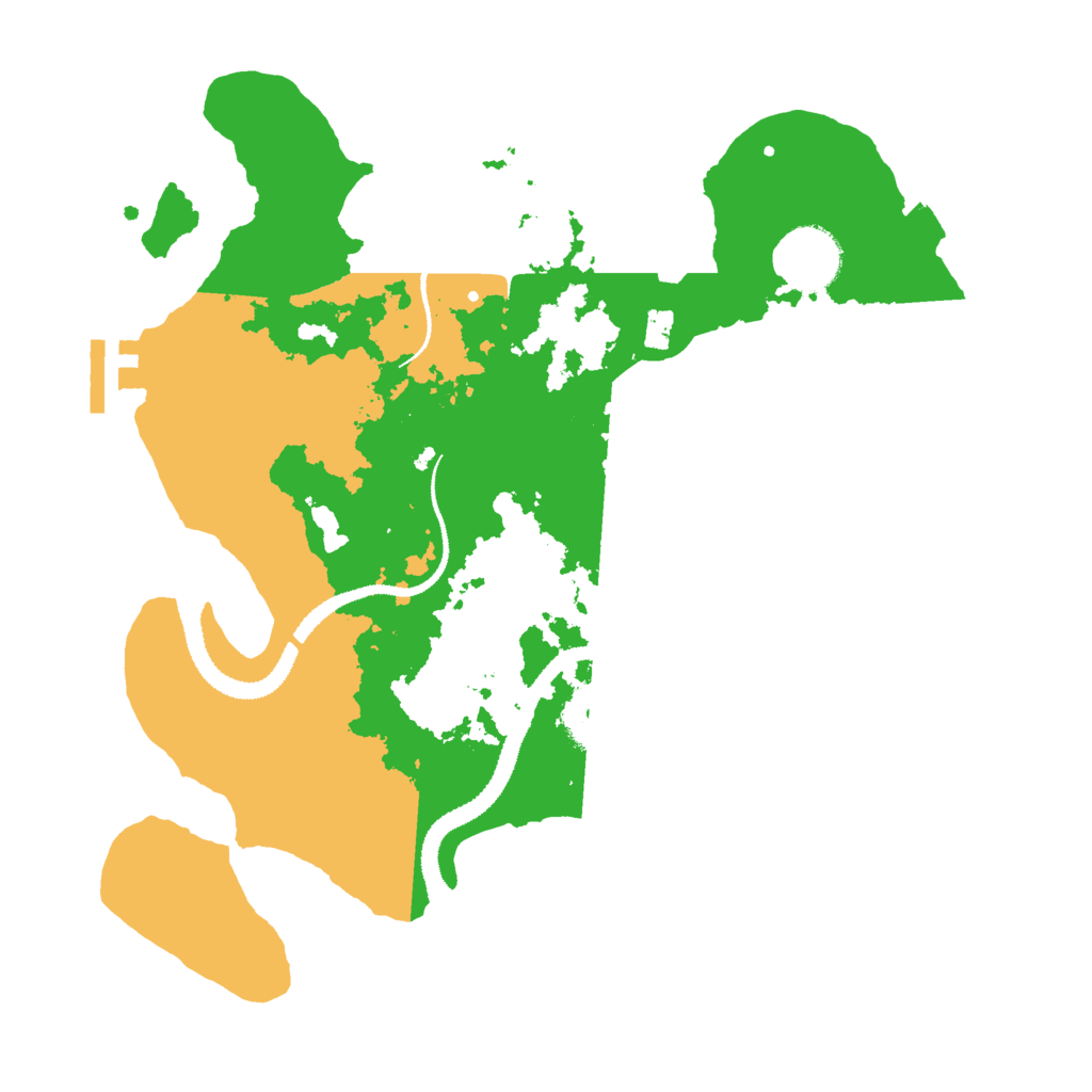 Biome Rust Map: Procedural Map, Size: 3000, Seed: 982944751