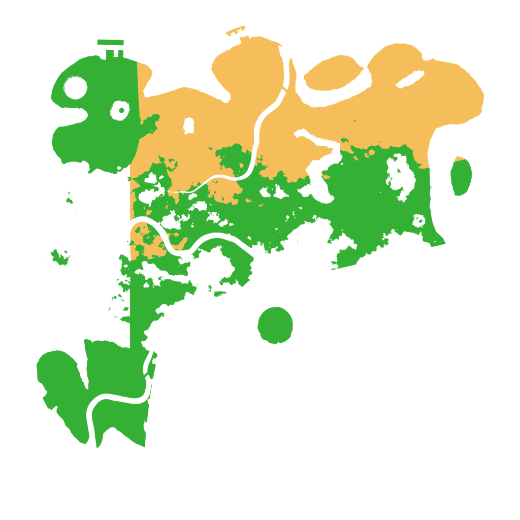 Biome Rust Map: Procedural Map, Size: 4000, Seed: 57805