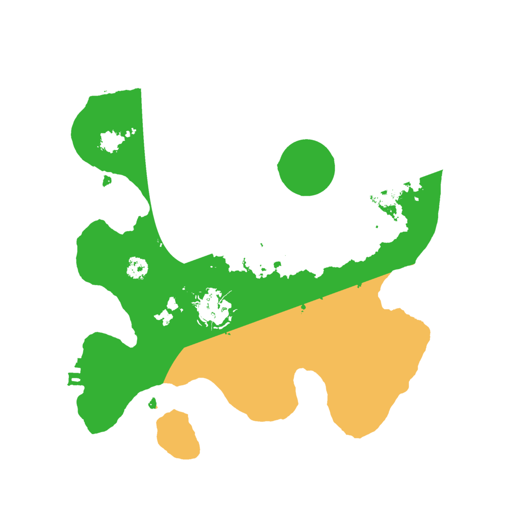 Biome Rust Map: Procedural Map, Size: 2500, Seed: 123354124