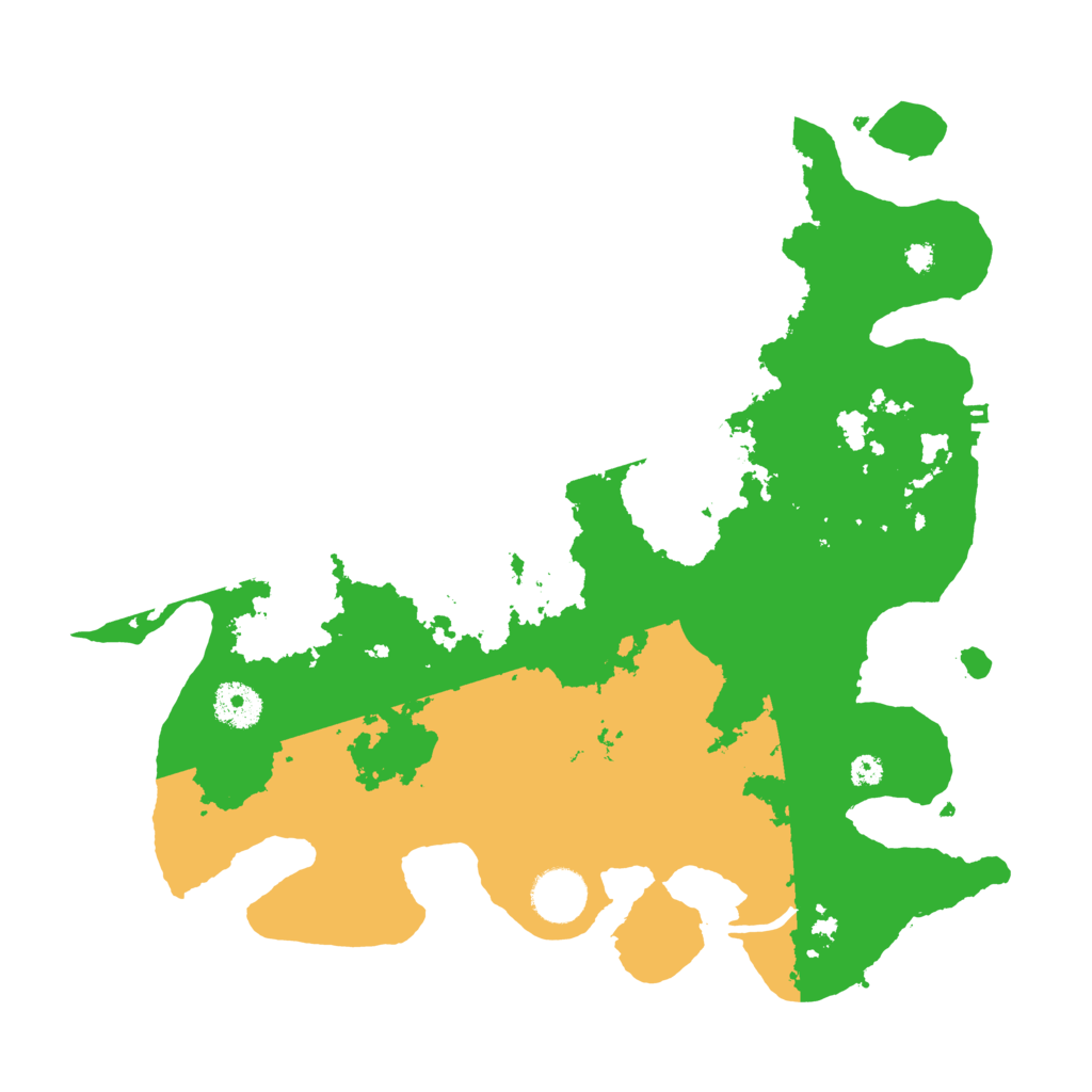 Biome Rust Map: Procedural Map, Size: 3500, Seed: 7527430