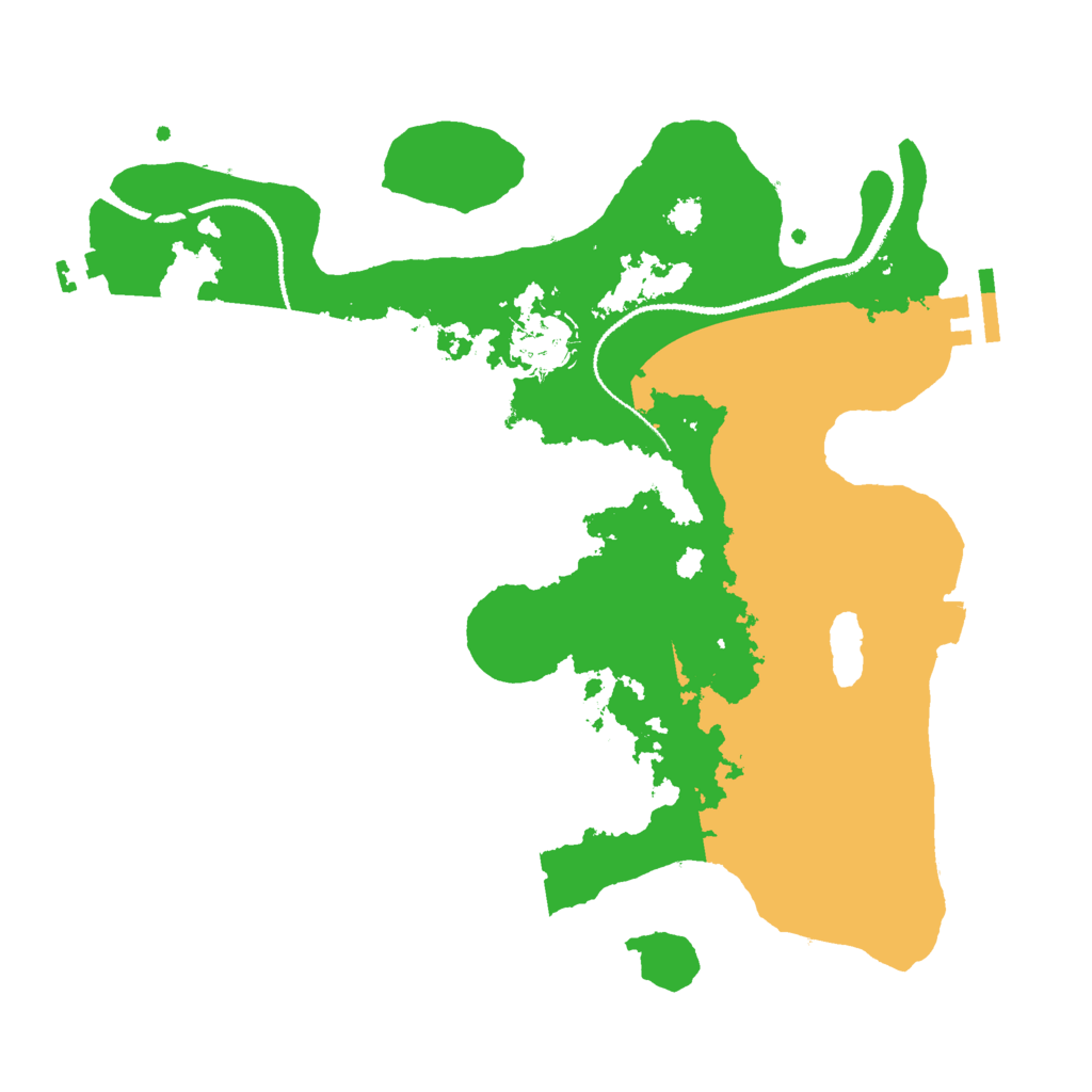 Biome Rust Map: Procedural Map, Size: 3000, Seed: 28031988