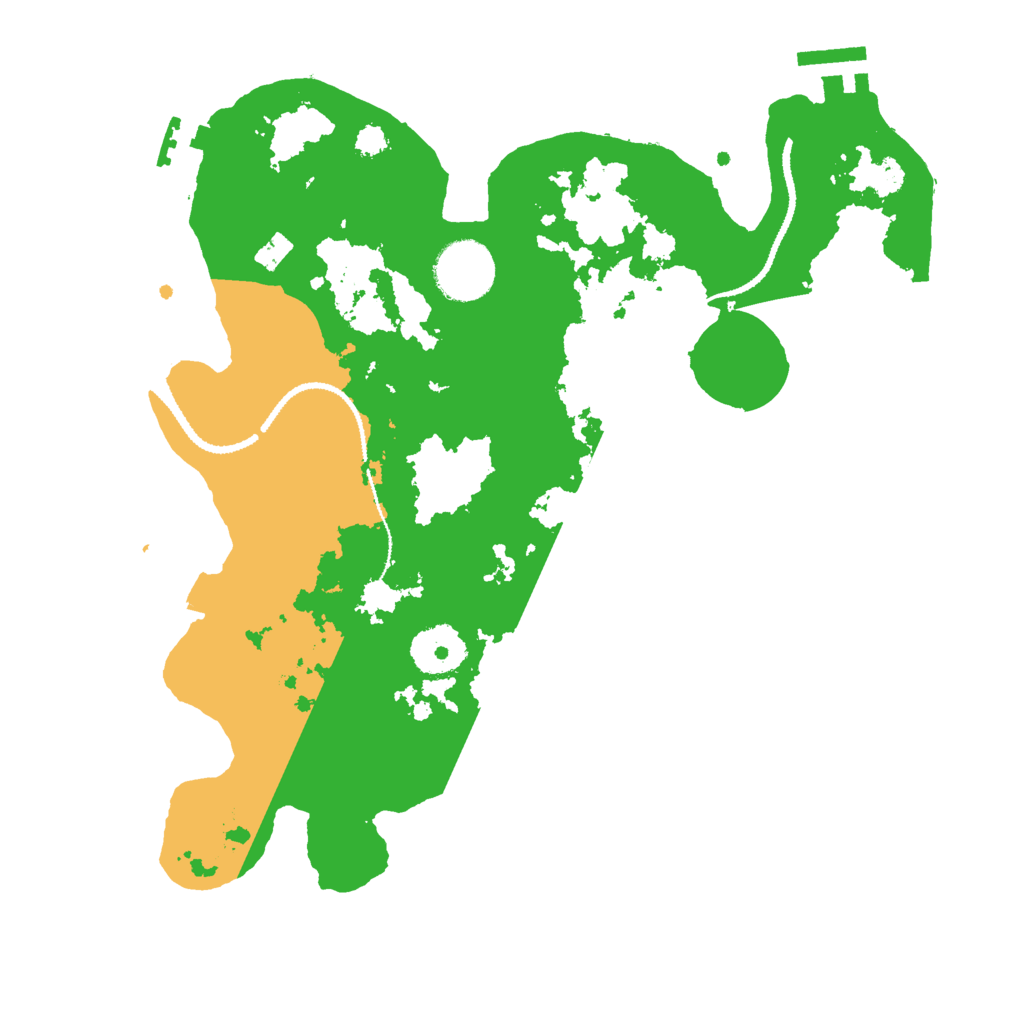 Biome Rust Map: Procedural Map, Size: 3000, Seed: 688667059