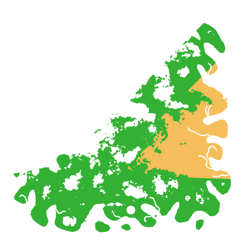 Biome Rust Map: Procedural Map, Size: 5000, Seed: 54498