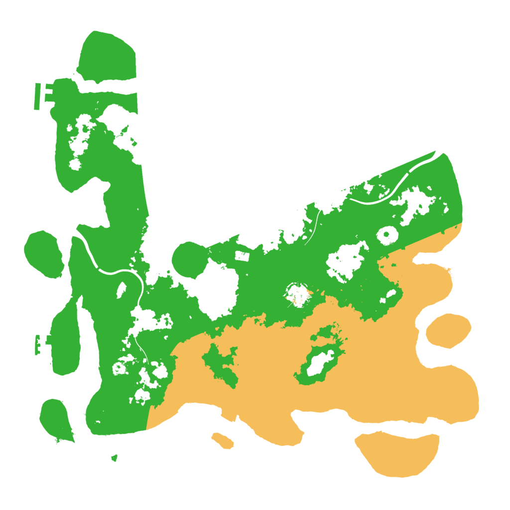 Biome Rust Map: Procedural Map, Size: 3850, Seed: 495923121
